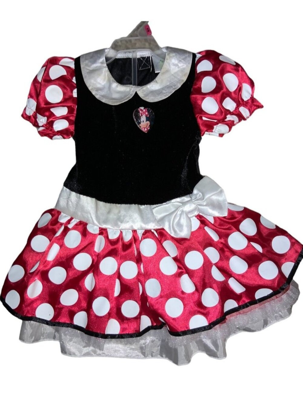Disney Red & White Polka Dot Minnie Mouse Costume Dress
